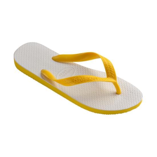 Imagem de Sandália havaianas unissex tradicional amarelo citrico 37/38