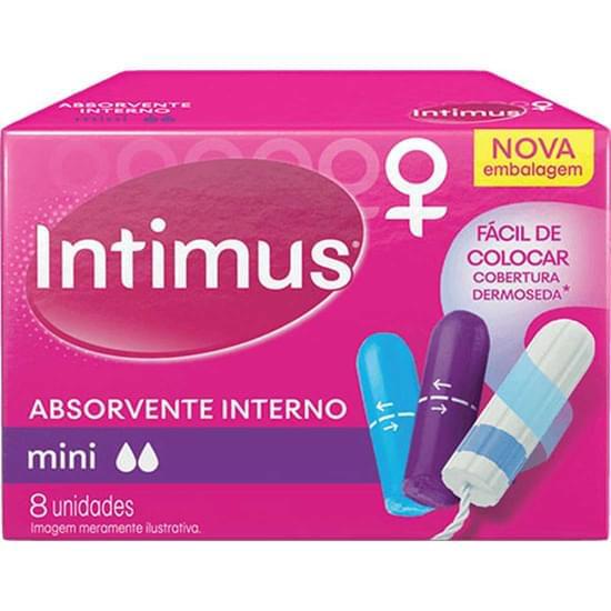 Imagem de Absorvente interno intimus mini | com 8 unidades