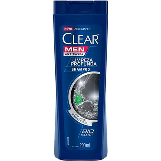 Imagem de Shampoo anticaspa clear men limpeza profunda 200ml