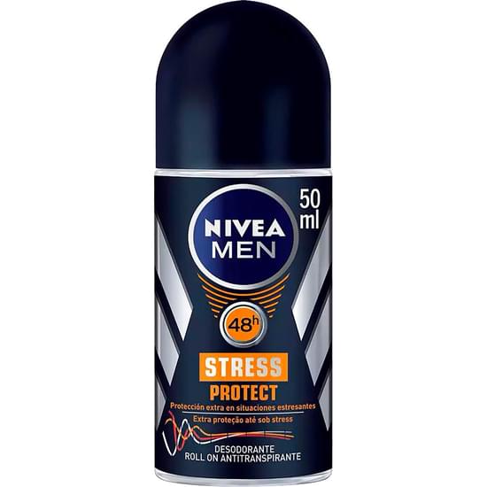 Imagem de Desodorante roll-on masculino nivea stress protect 50ml