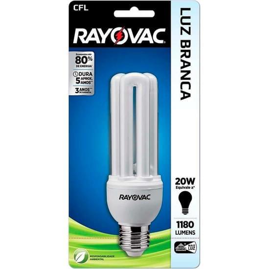 Imagem de Lâmpada rayovac 3u elôtronica fluorescente 127v 20w