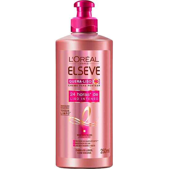 Imagem de Creme para pentear elseve quero liso 230º 250ml