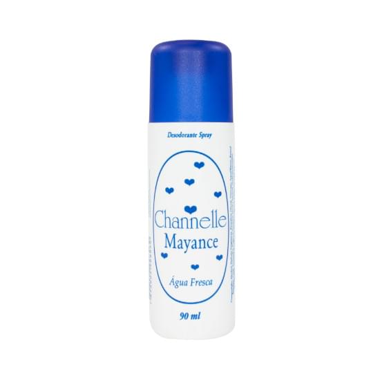 Imagem de Desodorante spray feminino chanelle água fresca 90ml