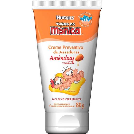 Imagem de Creme contra assaduras huggies turma da mônica amêndoas 80g