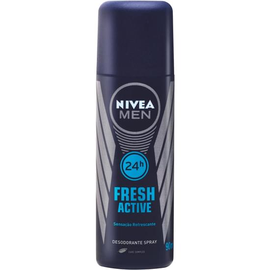 Imagem de Desodorante spray feminino nivea active fresh 90ml