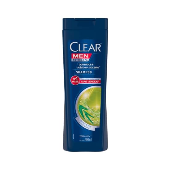 Imagem de Clear at-c sh 400ml men contr coceira