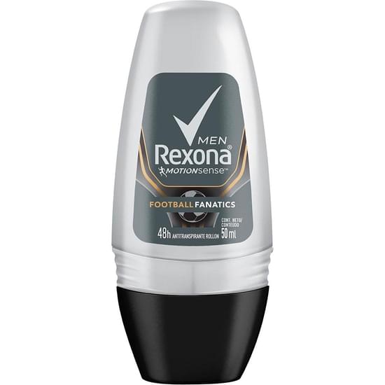 Imagem de Desodorante roll-on masculino rexona fanatics 50ml