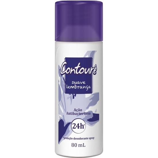 Imagem de Desodorante spray feminino contour suave lembrança lavanda 80ml