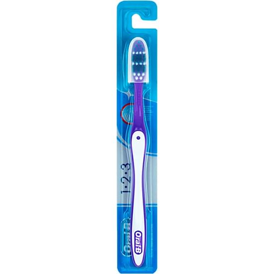 Imagem de Escova dental oral-b 1-2-3 limpeza brilhante