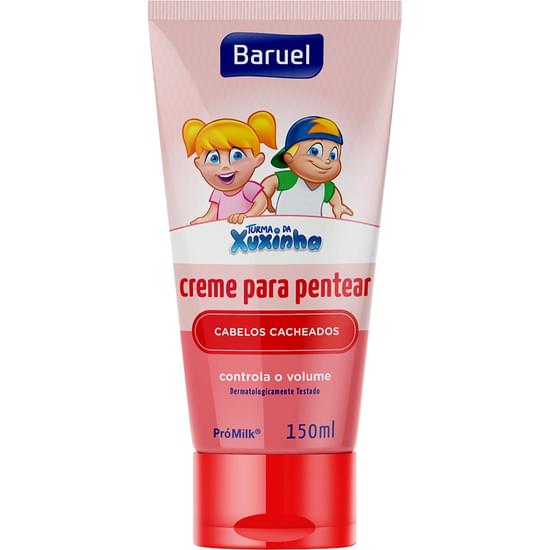 Imagem de Creme para pentear infantil baruel turma da xuxinha cabelos cacheados 150ml