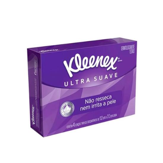 Imagem de Lenço de papel kleenex ultra suave | caixa com 50 folhas