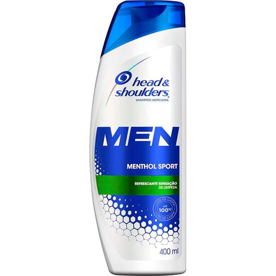 Imagem de Shampoo anitcaspa head & should menthol refrescante 400ml