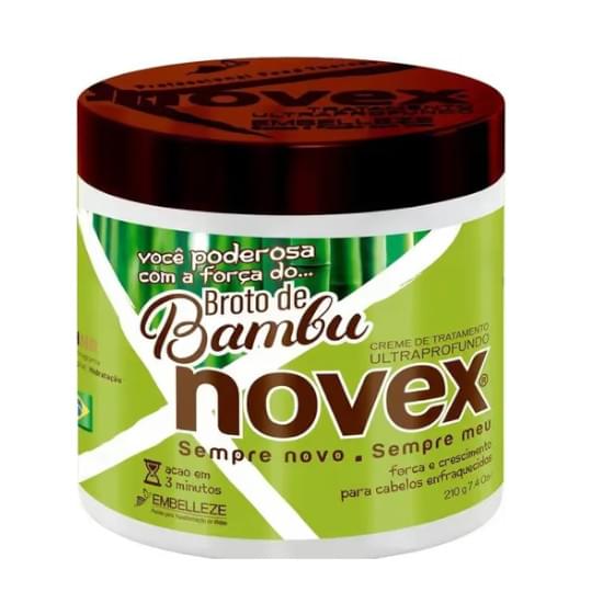 Imagem de Creme de tratamento novex me leva broto de bambu 210g