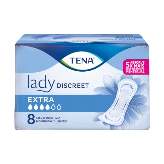 Imagem de Absorvente para incontinência urinária lady discreet extra 8 unidades