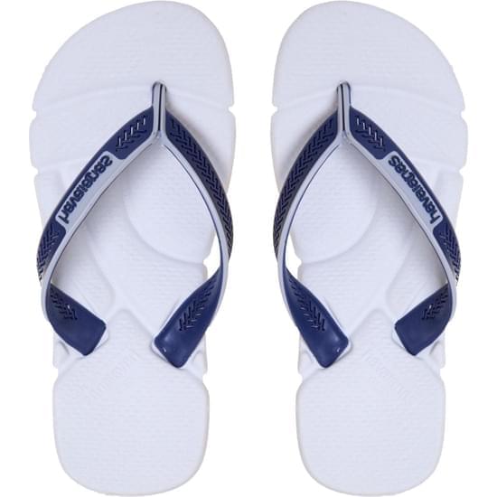 Imagem de Sandália havaianas masculino power branco, azul e cinza 43/44