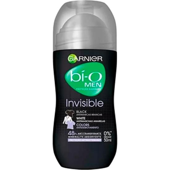 Imagem de Desodorante roll-on masculino bí-o black white colors invisible 50ml