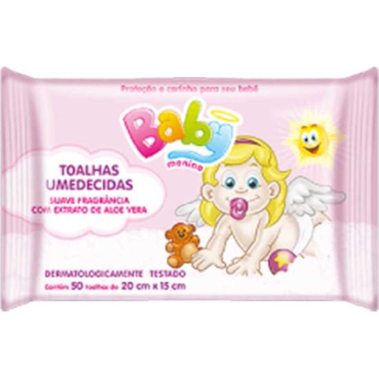 Imagem de Toalha umedecida infantil muriel baby menina | com 50 unidades