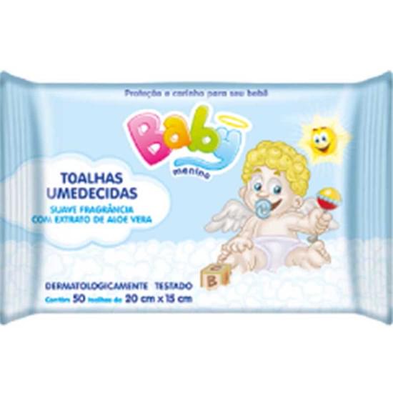 Imagem de Toalha umedecida infantil muriel baby menino | com 50 unidades