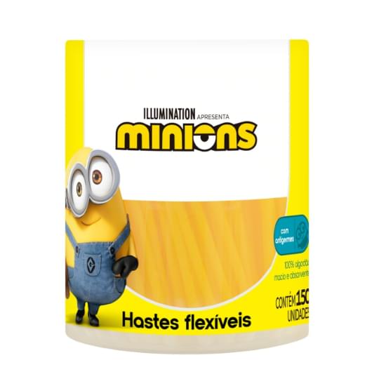 Imagem de Hastes flexíveis infantil cremer minions pote | com 150 unidades