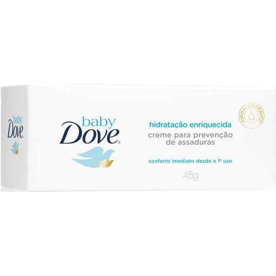 Imagem de Creme contra assaduras dove baby hidratação enriquecida 45g