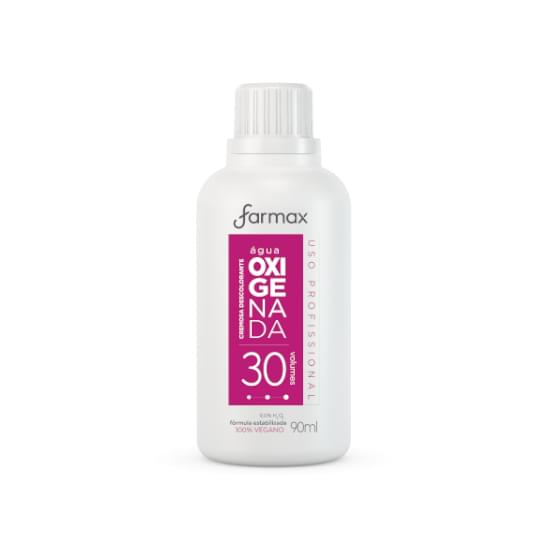 Imagem de Água oxigenada cremosa farmax 30 volumes 90ml