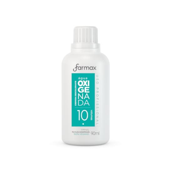 Imagem de Água oxigenada cremosa farmax 10 volumes 90ml