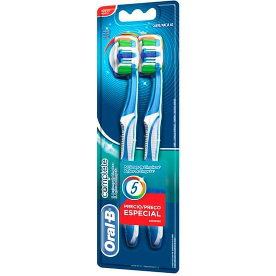 Imagem de Escova dental oral-b complete 5x | leve 2 pague 1 unidade