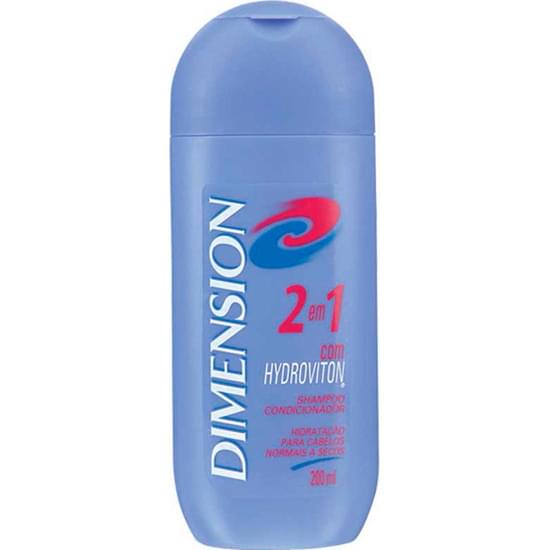 Imagem de Shampoo dimension 2 em 1 cabelos secos 200ml