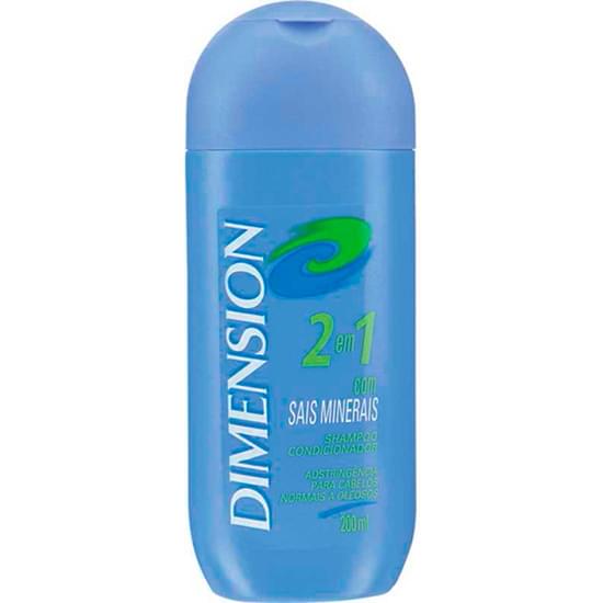 Imagem de Shampoo dimension 2 em 1 cabelos oleosos 200ml