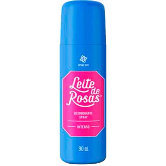 Imagem de Desodorante spray feminino leite de rosas intenso 90ml