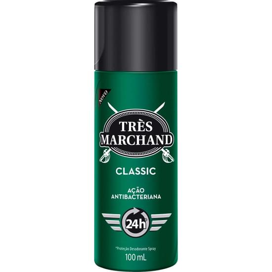 Imagem de Desodorante spray masculino très marchand classic 100ml