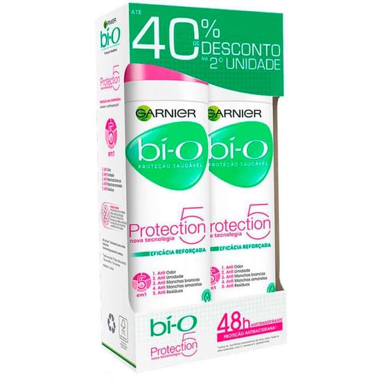 Imagem de Desodorante aerosol feminino bí-o protection 5 pack 150ml | com 2 unidades 40% de desconto