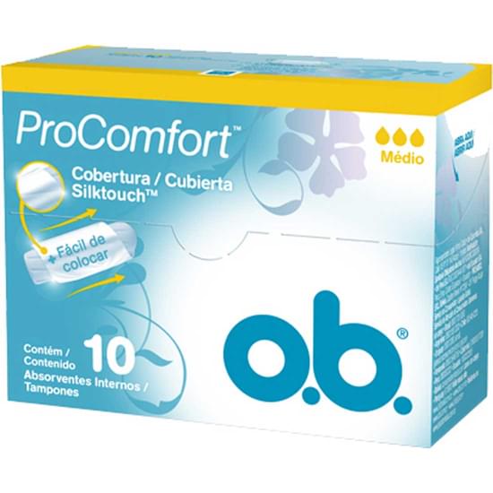 Imagem de Absorvente interno ob procomfort médio | com 10 unidades