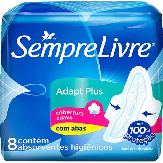 Imagem de Absorvente diário sempre livre com abas adapt maxi suave | com 8 unidades