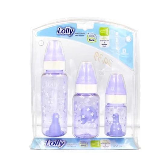 Imagem de Lolly mam kit3 color 240m+150m+80m li bl