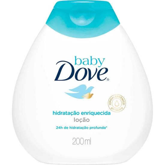 Imagem de Hidratante corporal infantil dove baby hidratação enriquecida 200ml