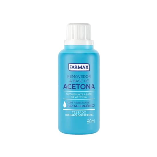 Imagem de Removedor de esmalte farmax acetona blue 80ml