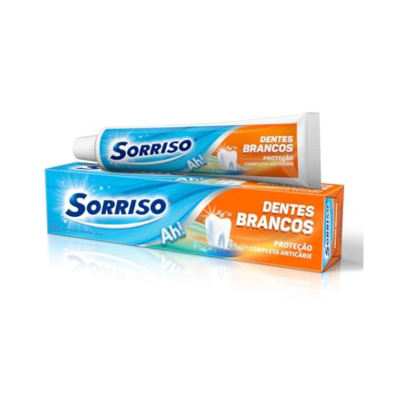 Imagem de Creme dental sorriso dentes brancos 90g