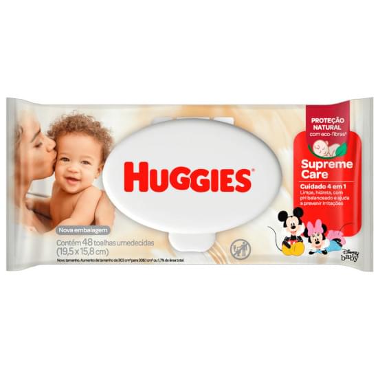 Imagem de Toalha umedecida disney baby huggies supreme care | com 48 unidades