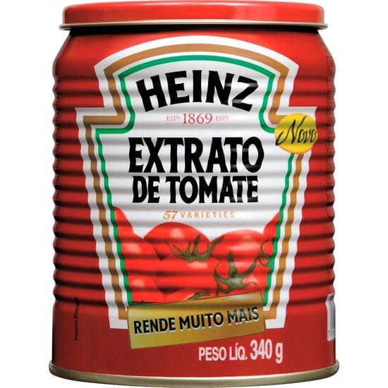 Imagem de Extrato de tomate heinz lata 340g