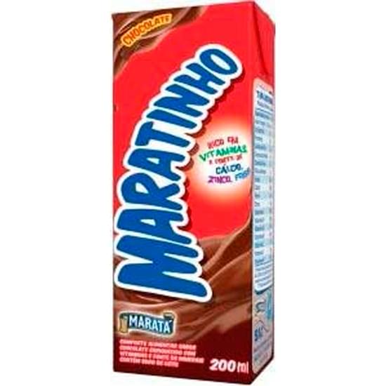 Imagem de Achocolatado líquido maratinho tetra pak 200ml