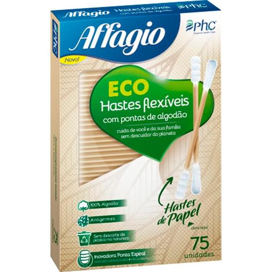 Imagem de Hastes flevíveis affagio eco - 75un