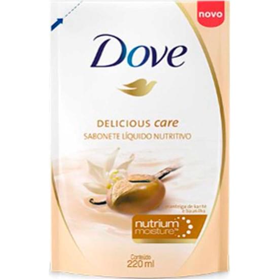 Imagem de Sabonete líquido dove delicious care karité refil 220ml