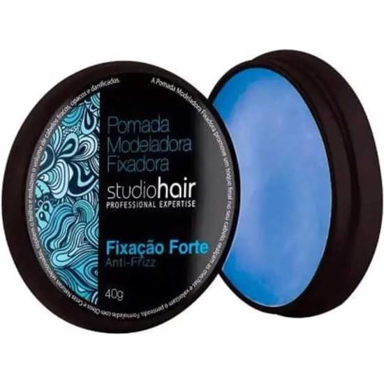 Imagem de Pomada modeladora fixadora studio hair hidratante 40g