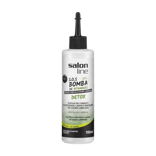 Imagem de Tônico fortalecedor salon line s.o.s bomba de vitaminas detox 100ml