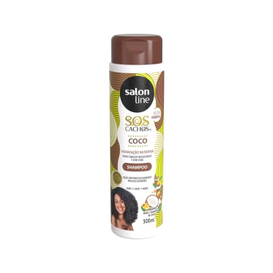 Imagem de Shampoo sos cachos coco 300ml - salon line