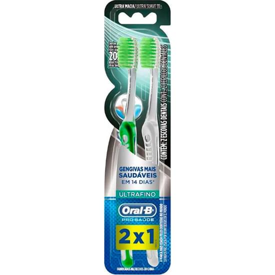 Imagem de Escova dental oral-b pro-saúde ultrafino | leve 2 pague 1 unidade