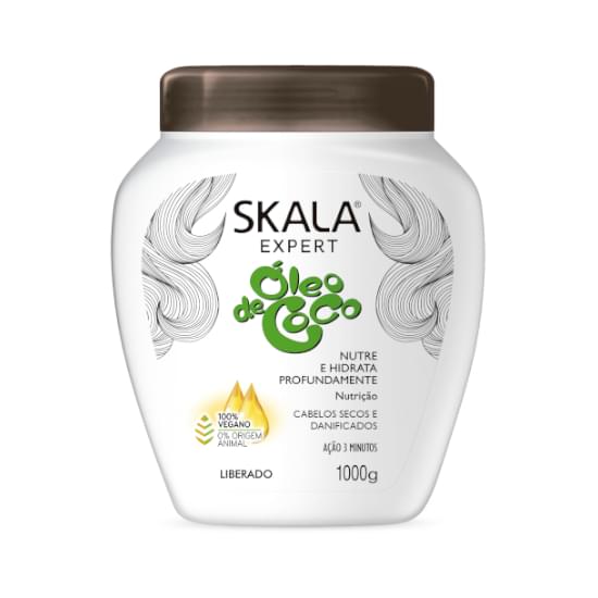 Imagem de Creme para tratamento skala óleo de coco 1kg