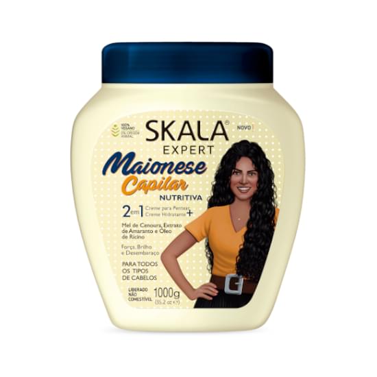 Imagem de Creme para tratamento skala 2 em 1 maionese capilar 1kg