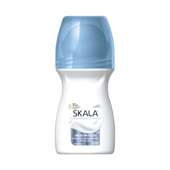 Imagem de Desodorante roll-on feminino skala proteínas do leite 60ml